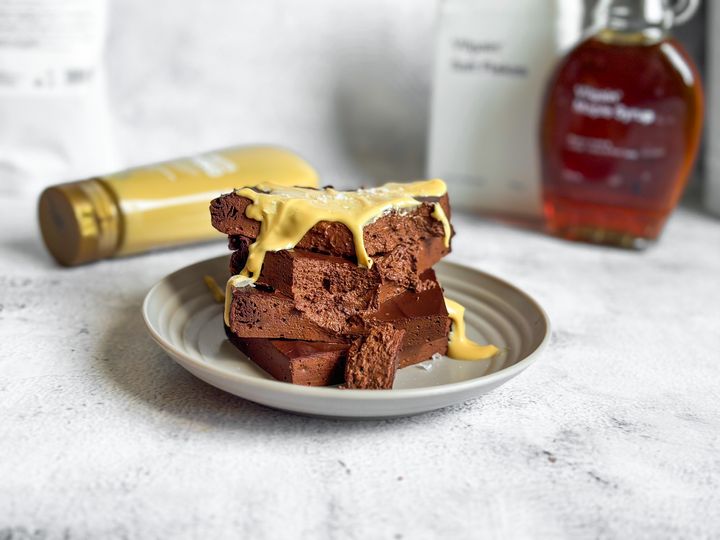 Three-Minute Greek Yogurt Brownies
