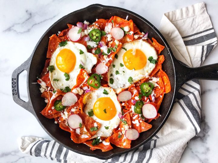 Chilaquiles: mexická snídaně