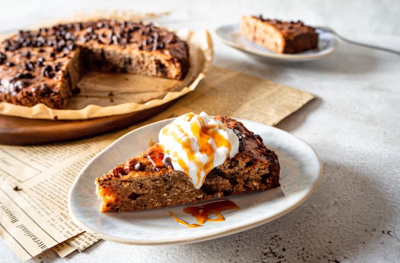 Cookie koláč plný čokolády