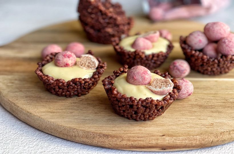 Proteínové čokoládové košíčky