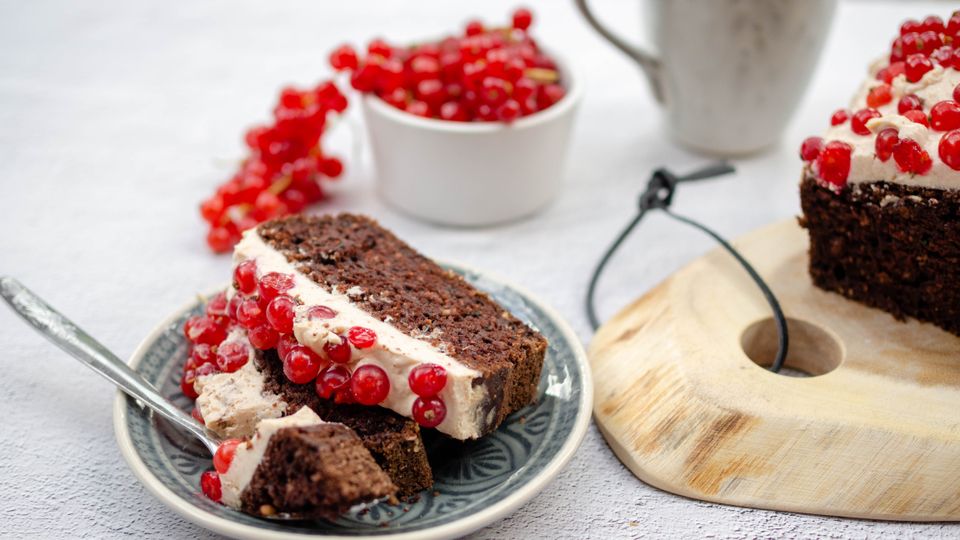 Cuketový chlebíček so slaným karamelovým krémom