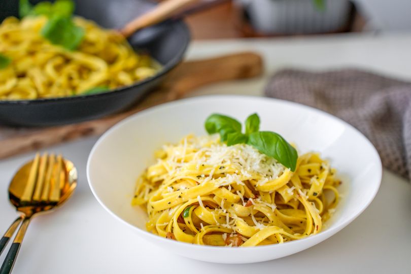 Spaghete aglio olio e peperoncino