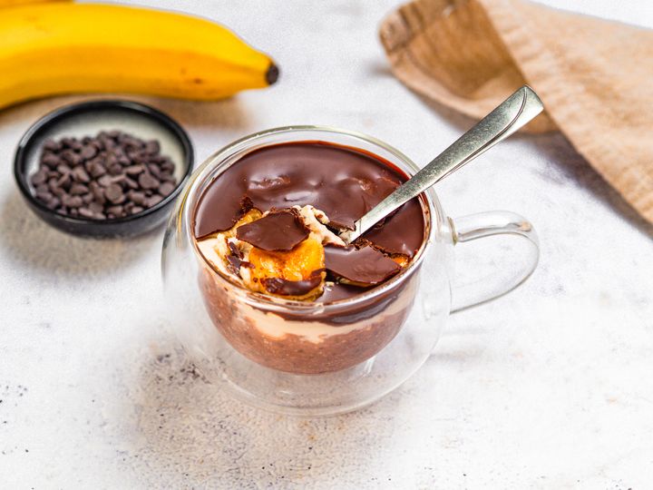 Banánové overnight oats