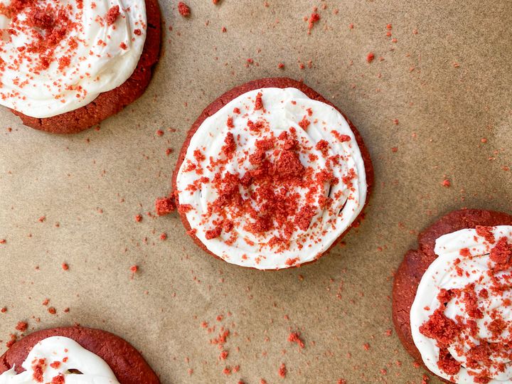 Red Velvet Cookies z červené řepy