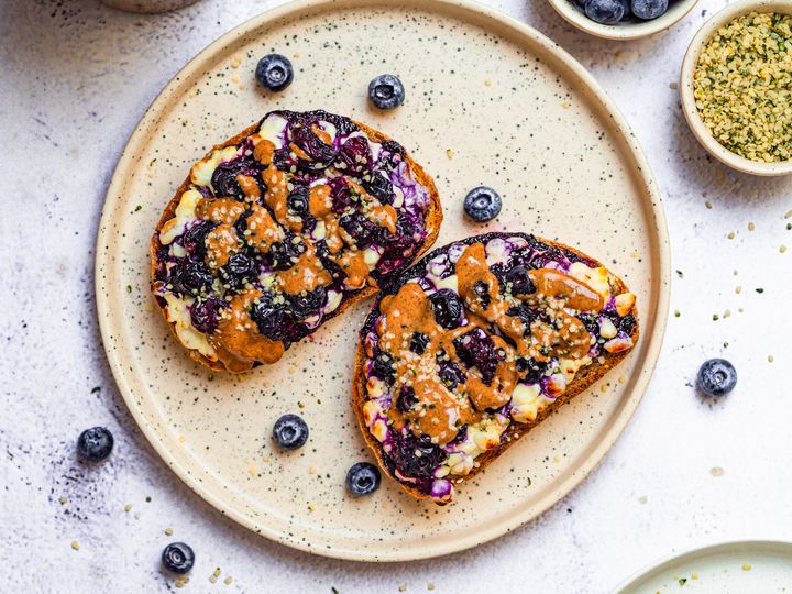 Sweet Cottage Cheese Toast