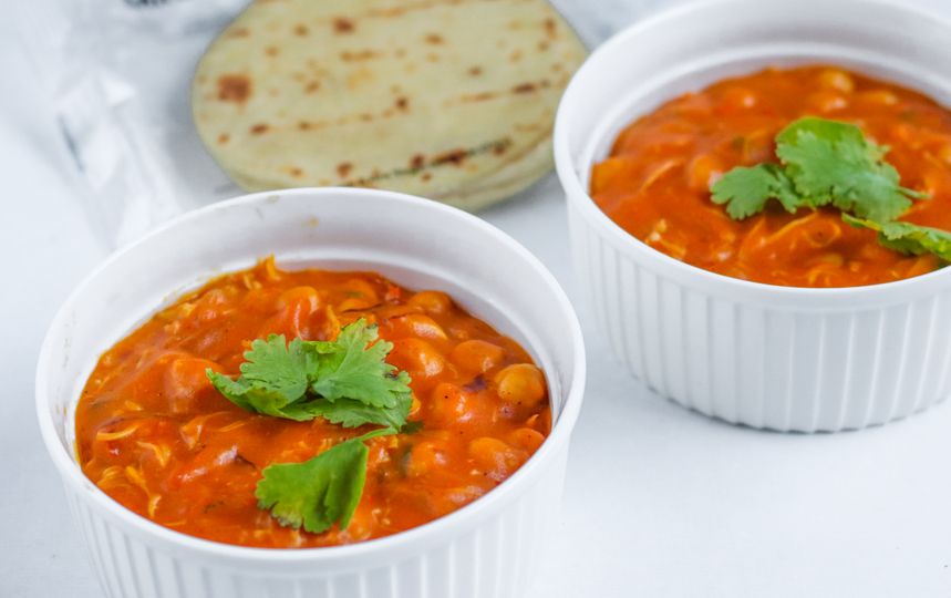 Dýňové curry s kuřetem