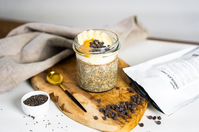 Banánový chia pudink