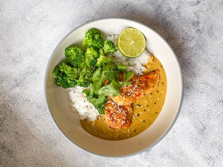 Kuřecí Panang Curry s rýží