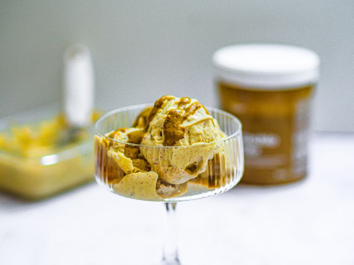 Pistáciová cottage zmrzlina