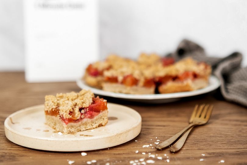 Erdbeer-Aprikosen-Crumble mit Haferflocken | Vilgain-Rezepte Erdbeer-Aprikosen-Crumble mit Haferflocken | Vilgain-Rezepte