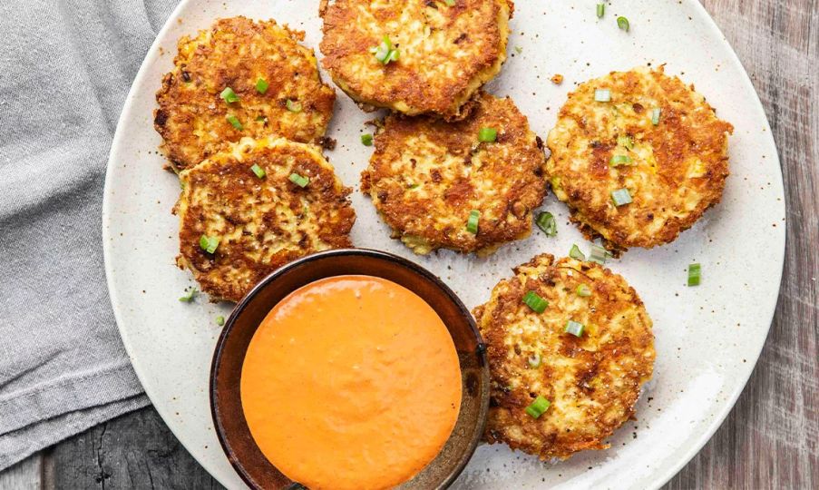 Karfiolové placky so syrom a bez múky