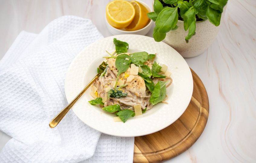 Špagety s citrónovo-ricottovou omáčkou