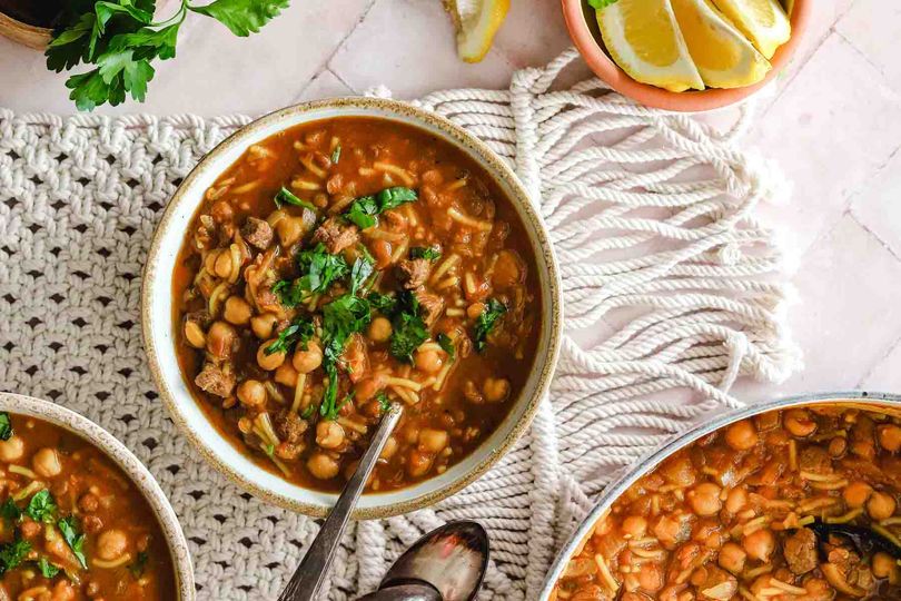 Marocká cizrnová polévka Harira