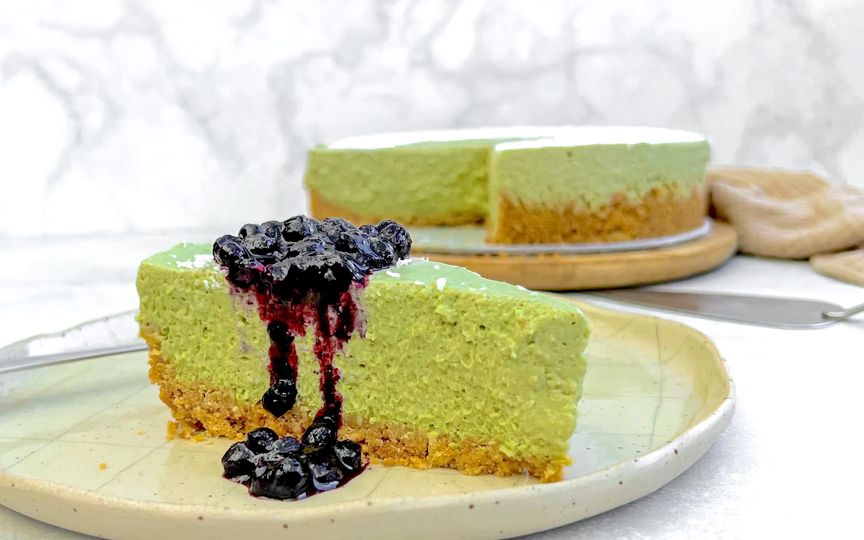 Matcha cheesecake