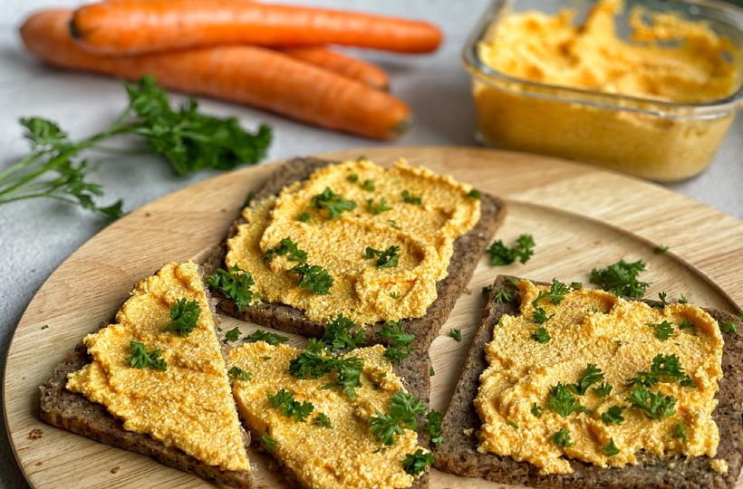 Karottenaufstrich mit Topfen