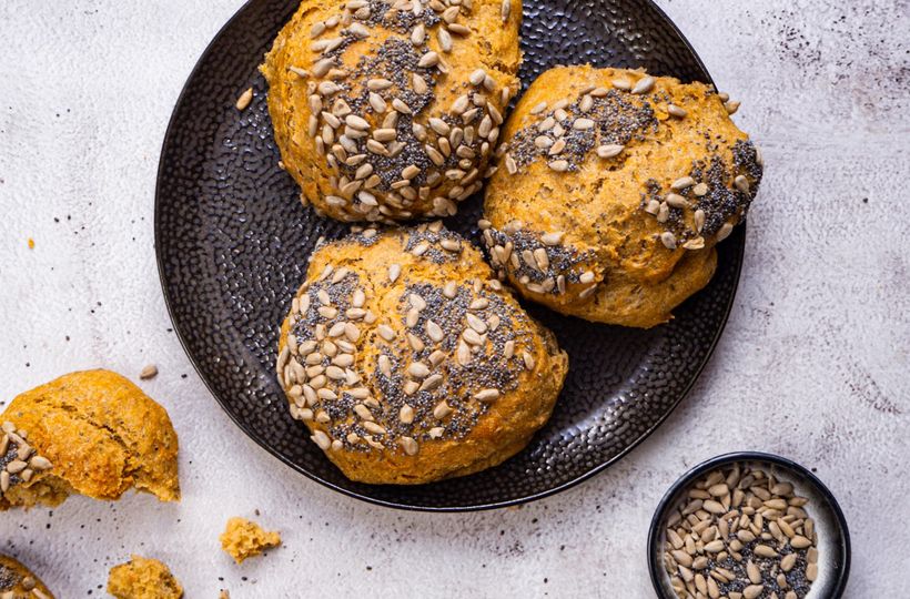 Domáce mrkvové žemle