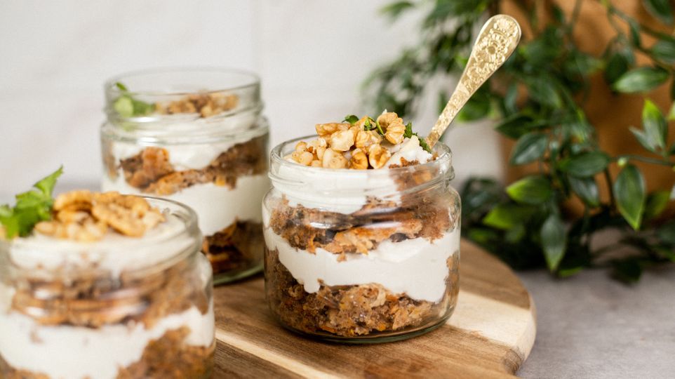 Mrkvový dort do skleničky