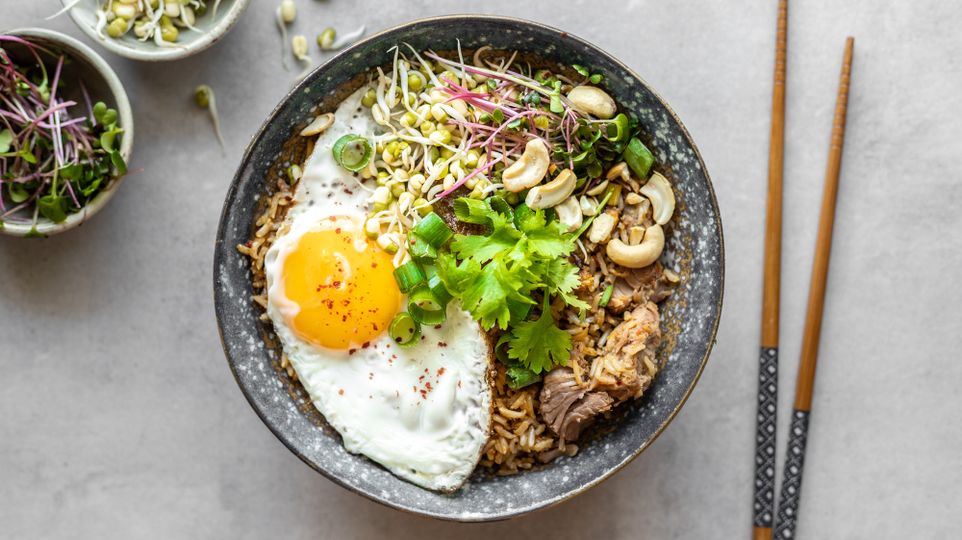 Nasi goreng: vietnamská vyprážaná ryža