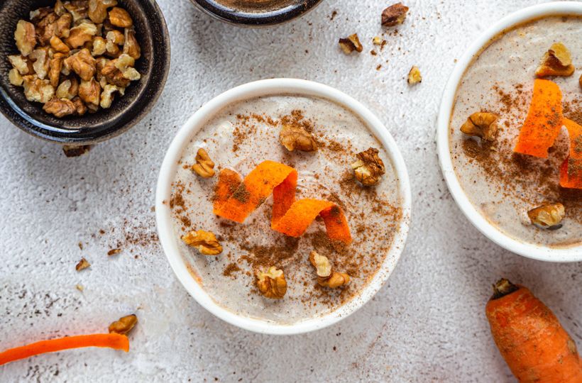 Overnight oats alá mrkvový dort