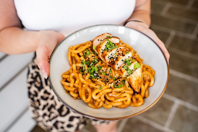 Peanut Butter Chilli Noodles