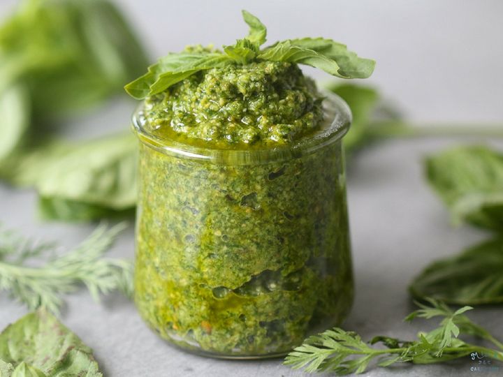 Pesto z mrkvovej vňate
