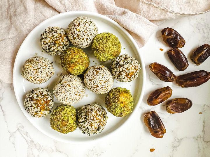 Pistáciové energy balls z dýňového pyré