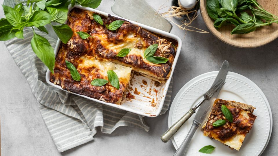 Igazi olasz lasagne egészséges bundában