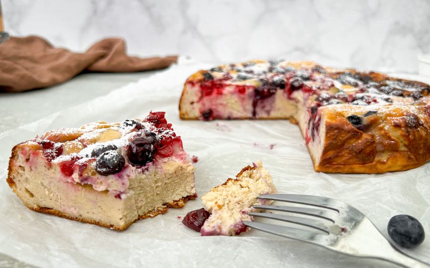 Proteínový cheesecake bez lepku