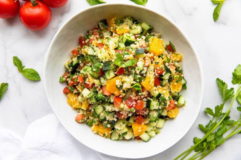 Tabbouleh saláta bulgurból
