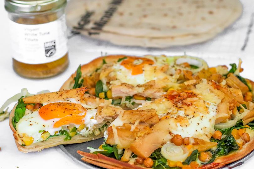 Slaný koláč s tuňákem