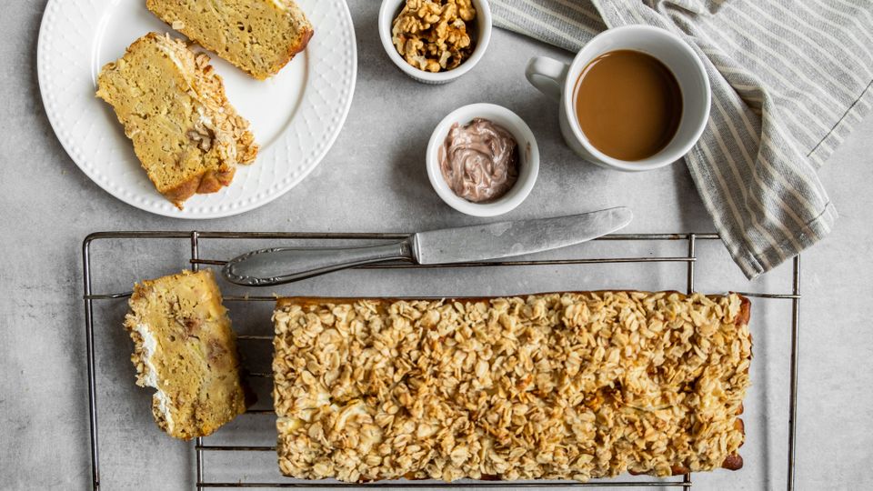 Raňajky na celý víkend: Vláčny kávovo-banánový chlebíček