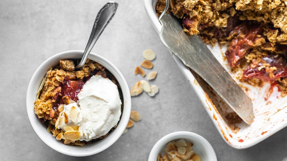 Pflaumen-Crumble