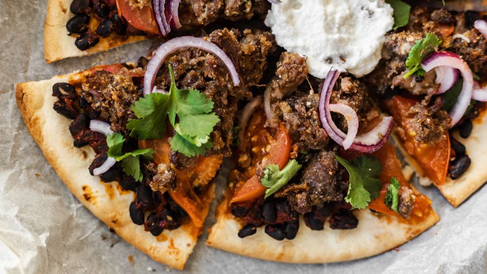 Taco pizza plná chutí hotová za 10 minut