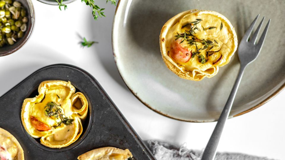 Ricottové muffiny z wrapů