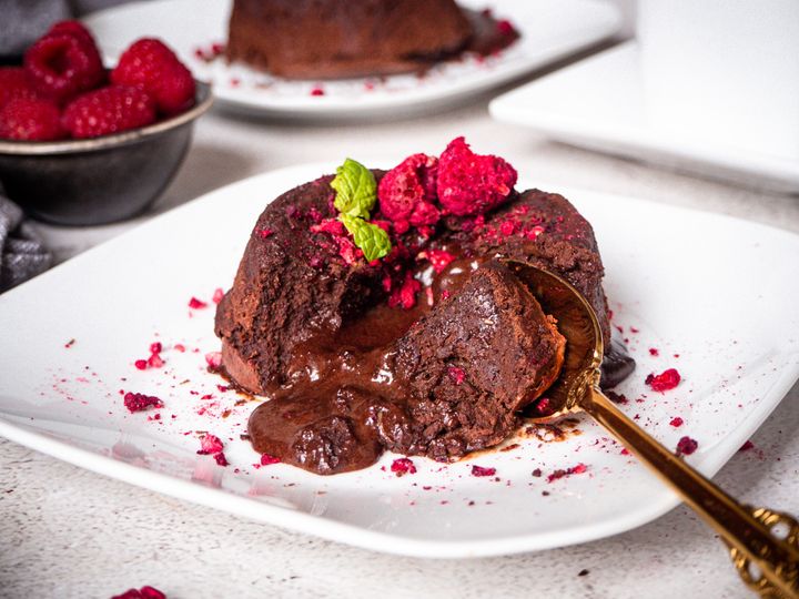Valentínsky dezert – proteínový lava cake