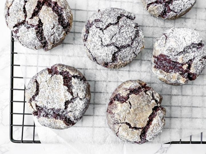 Vegan čokoládové crinkles