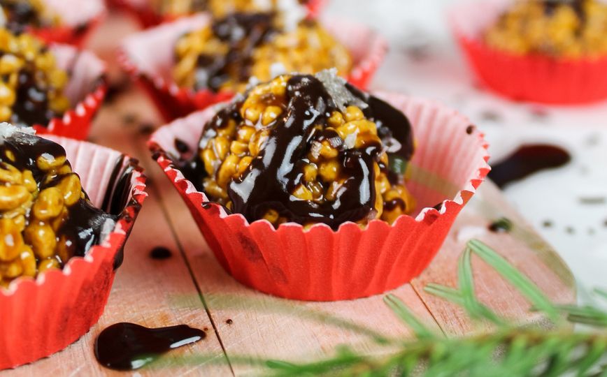 Vegánske karamelové guľôčky od @surovadcerka