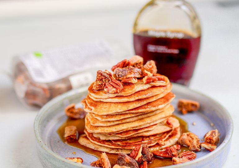 Vegánske lievance s figami a pekanovými orechmi