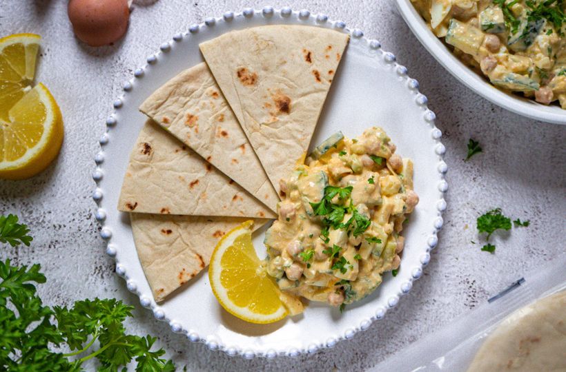 Veľkonočný vajíčkový šalát v odľahčenej verzii