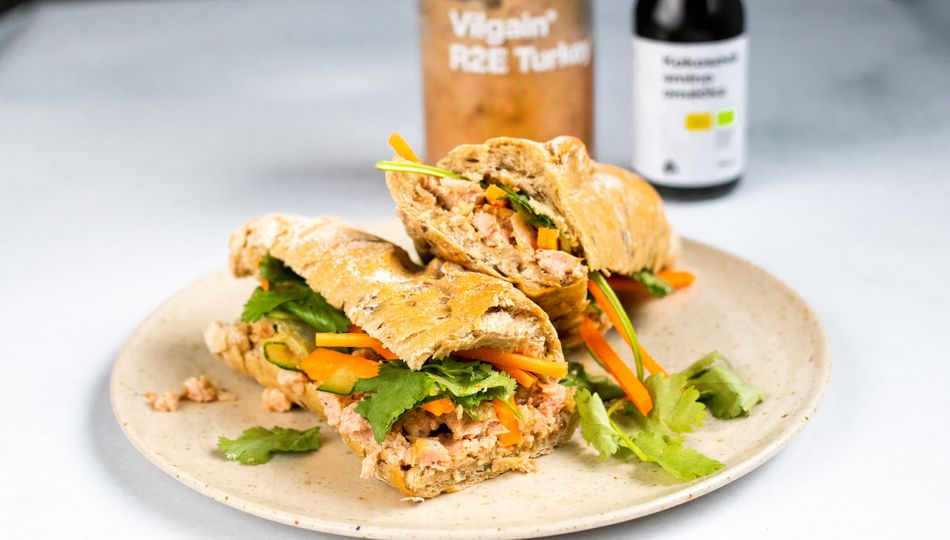 Vietnamská bageta s krůtím masem