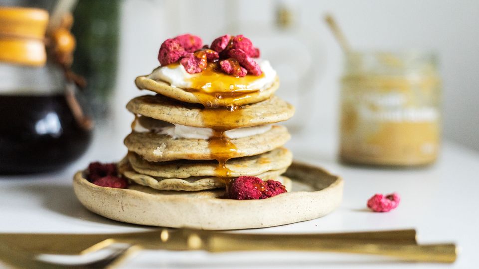 Vláčné lívance s chia semínky