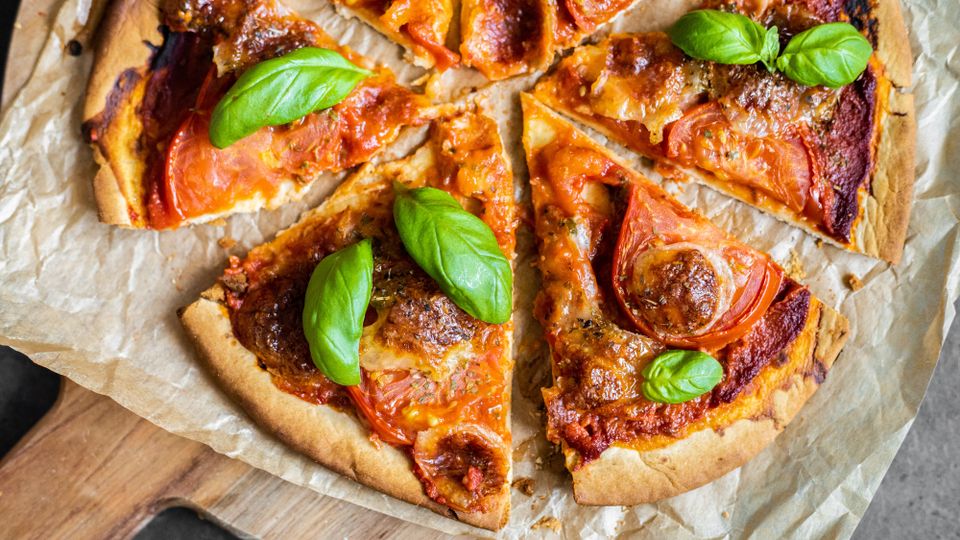 Zdravá pizza Margherita