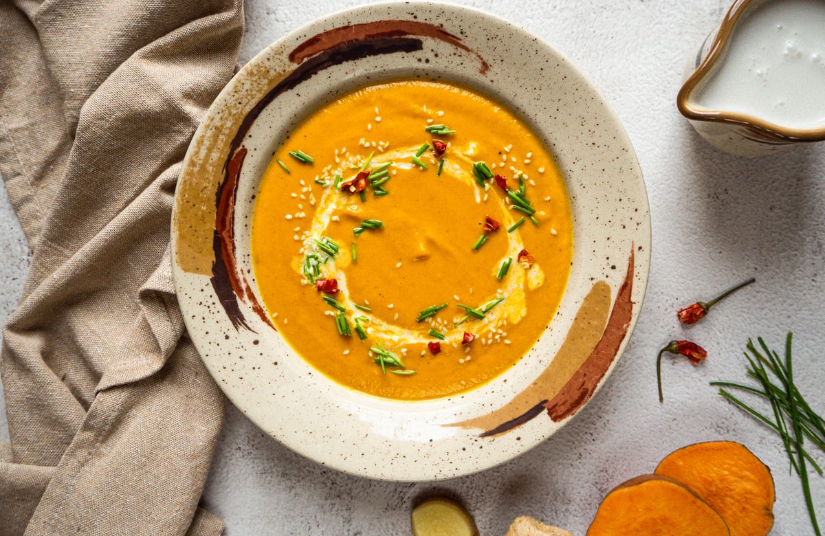 Cremige Erbsensuppe mit grünen Erbsen und Kartoffeln | Vilgain-Rezepte
