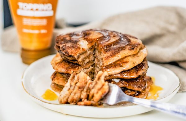 Cinnamon Roll Pancakes