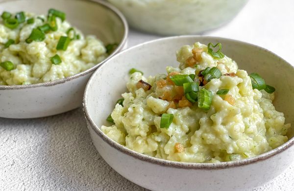 Zucchini Gnocchi with Bryndza