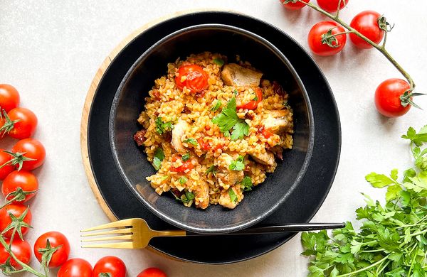 Bulgureto s kuřecím masem