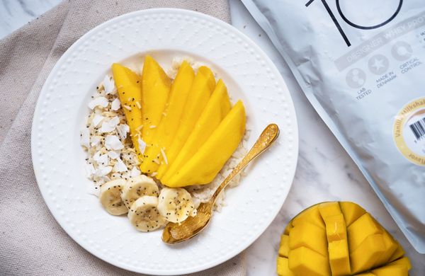 Ranní rychlovka: Rýžová kaše s mangem a vanilkou