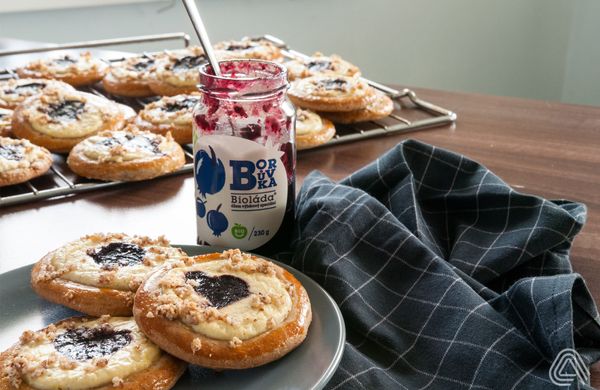 Jednoduché kysnuté moravské koláče vo fit verzii