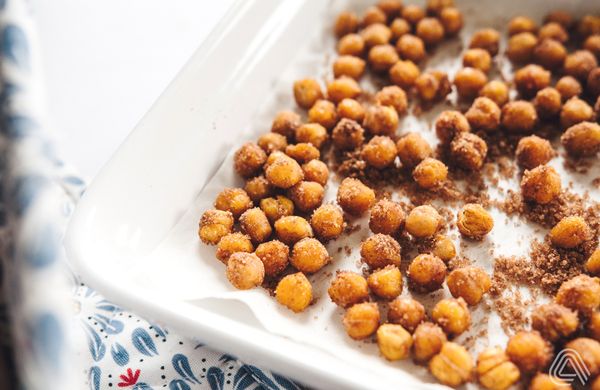 Křupavá pečená cizrna na sladko