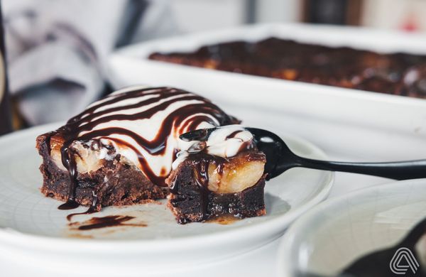 Banánový koláč na plech